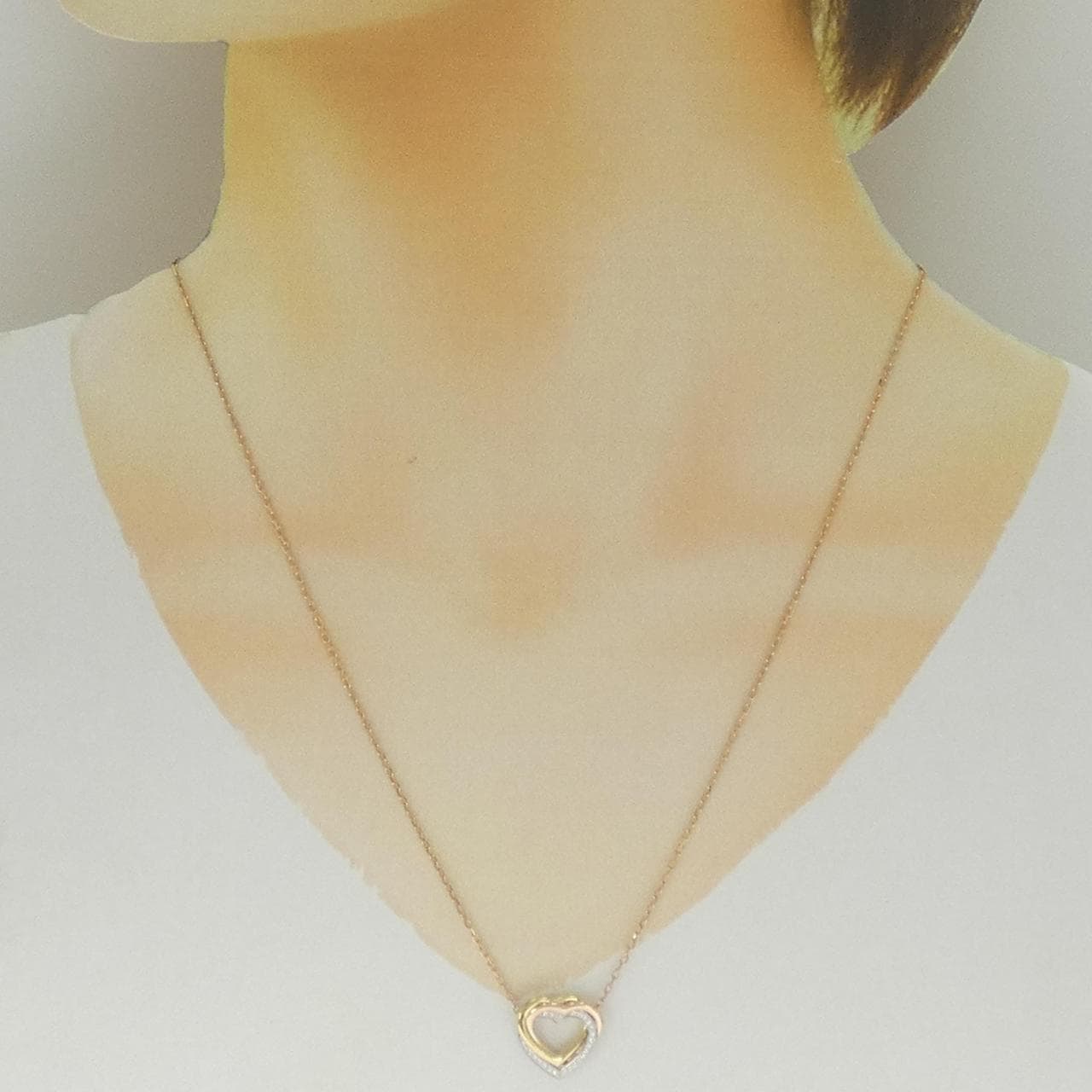 カルティエ トリニティ ハート ネックレス