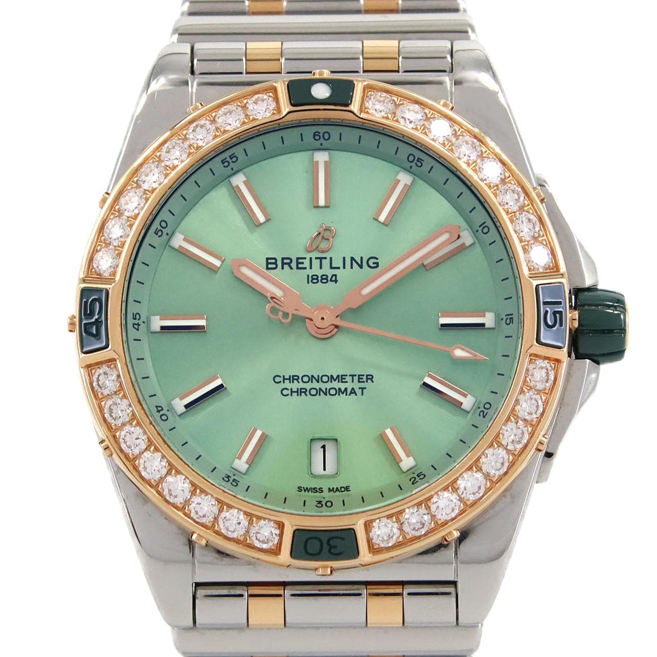 ブライトリング スーパークロノマットオートマチック38 RGコンビ U17356/U17356531L1U1 SSxPG 自動巻