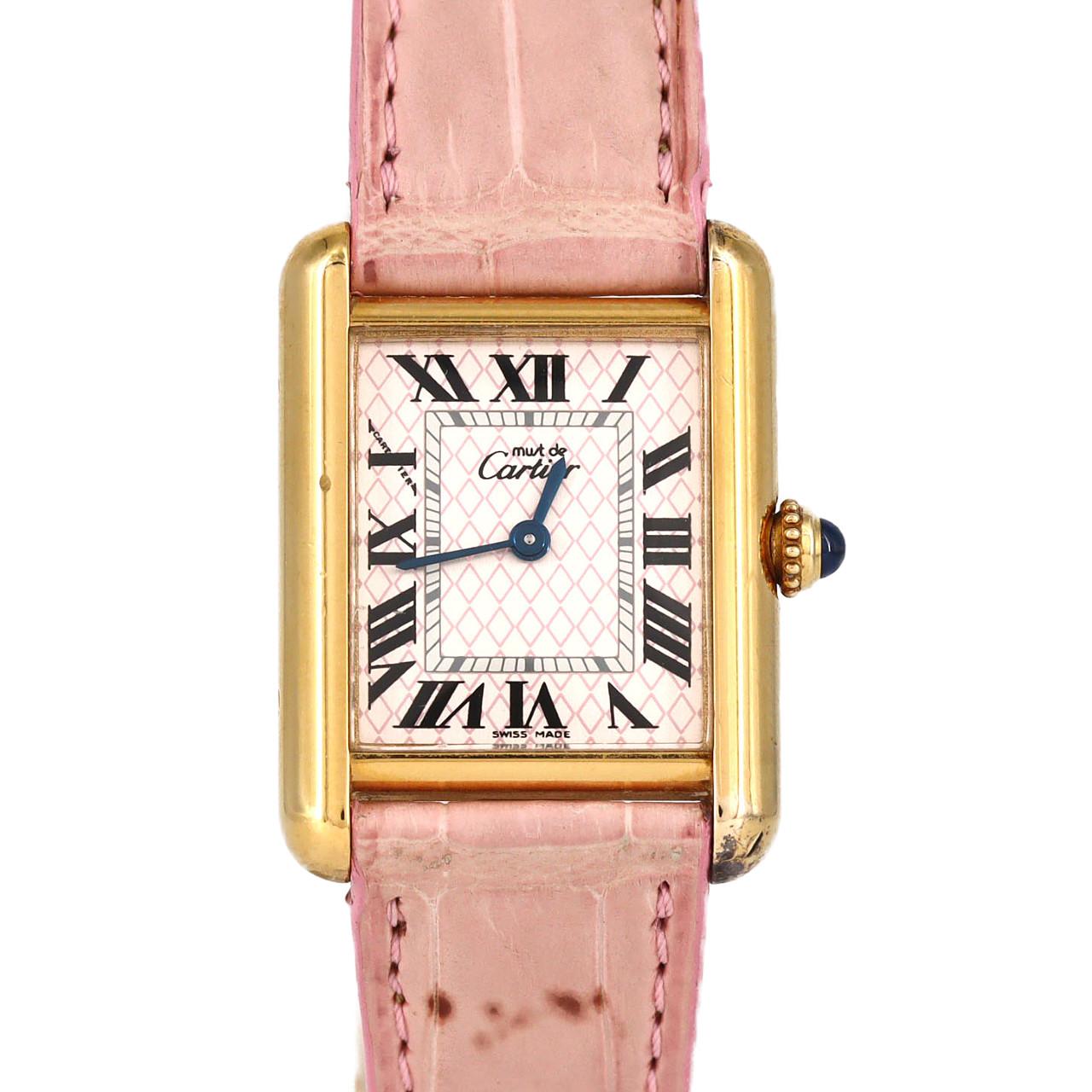 【ノーメンテナンス還元価格】カルティエ マストタンクSM･アクアリーノ GP W1018687 GP クォーツ