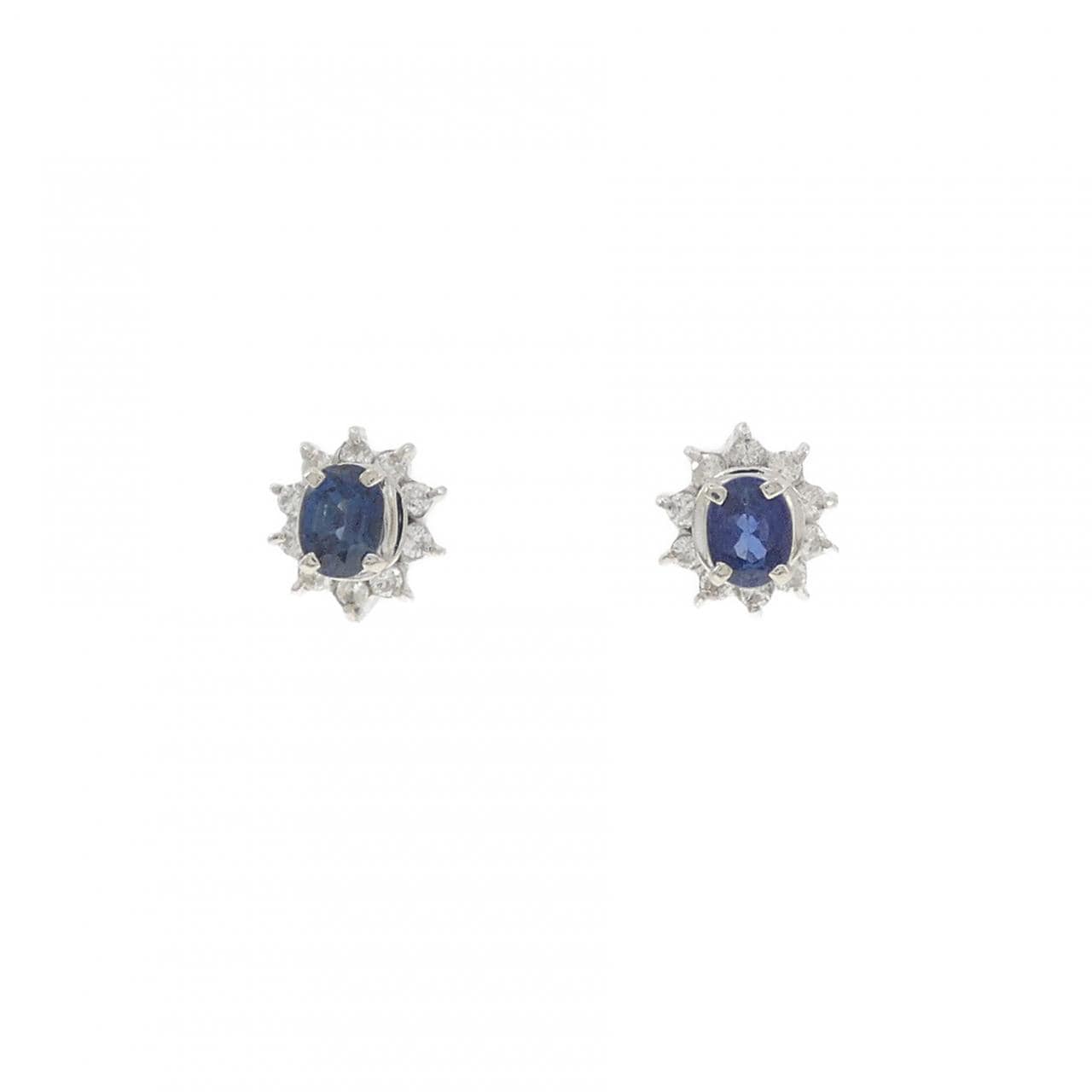 PT900 サファイヤ ピアス 0.55CT