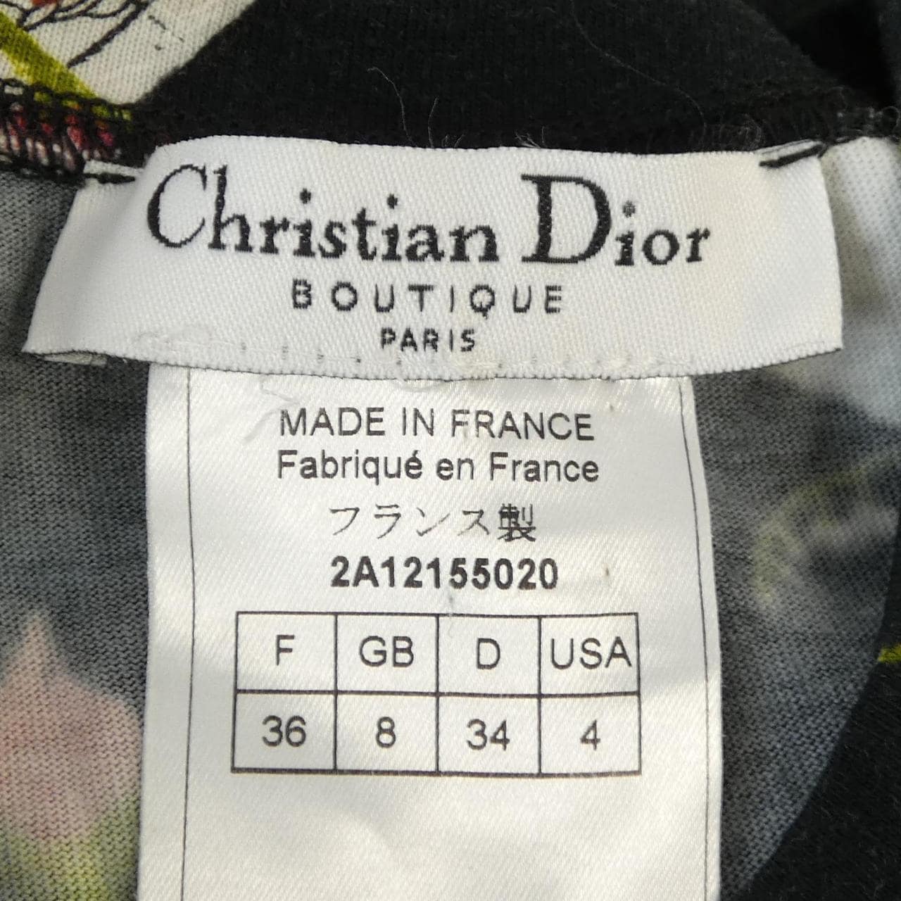 【ヴィンテージ】クリスチャンディオール CHRISTIAN DIOR 2A12155020 Tシャツ