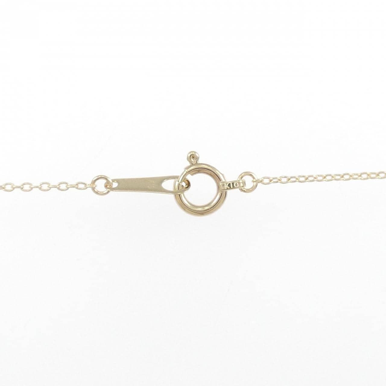 【リメイク】K10YG フラワー ダイヤモンド ネックレス 0.20CT
