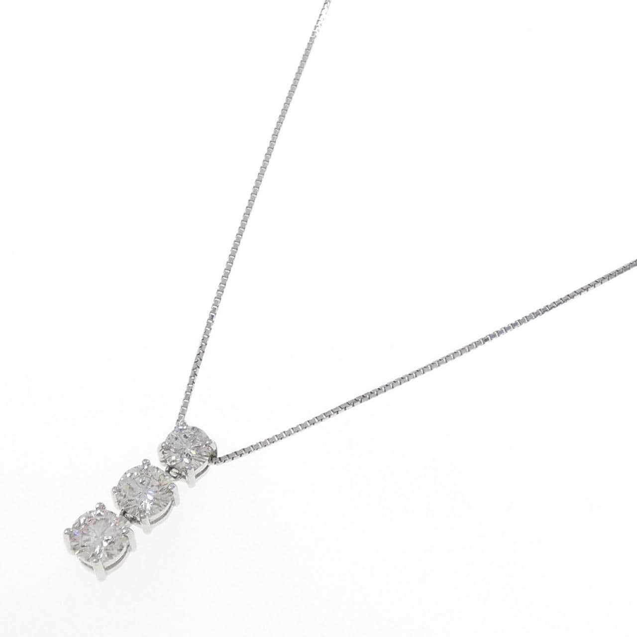 PT850 ダイヤモンド ネックレス 2.02CT