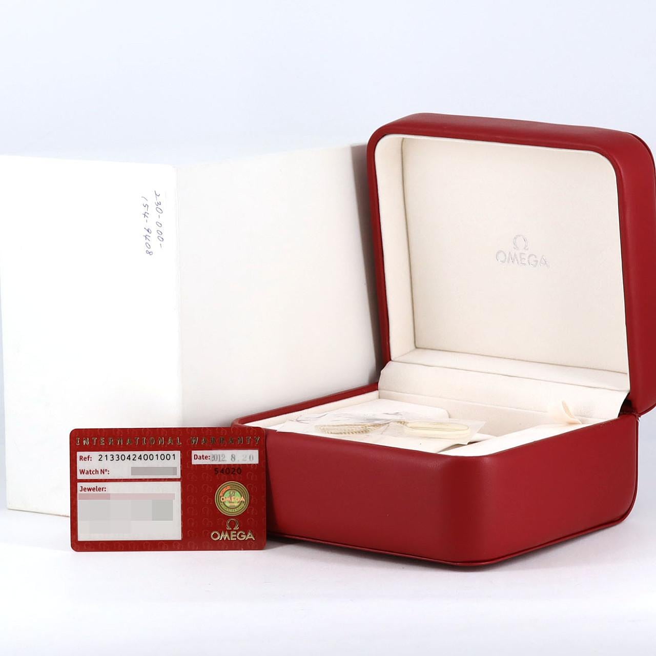 オメガ シーマスタープロダイバーズ300Mクロノグラフ 213.30.42.40.01.001 SS 自動巻