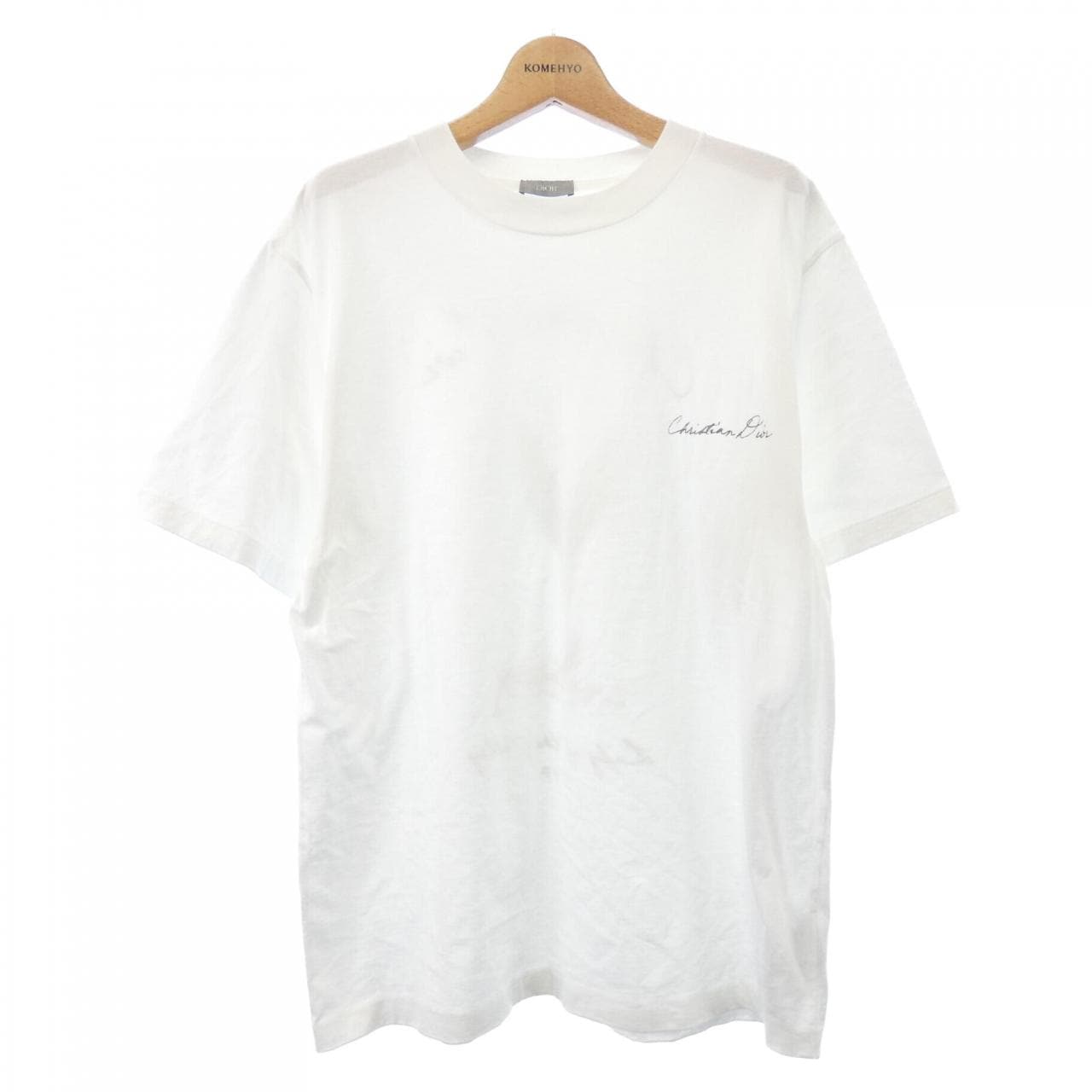 ディオール DIOR HANDWRITTEN CHRISTIAN DIOR Tシャツ 493J696A0817 Tシャツ