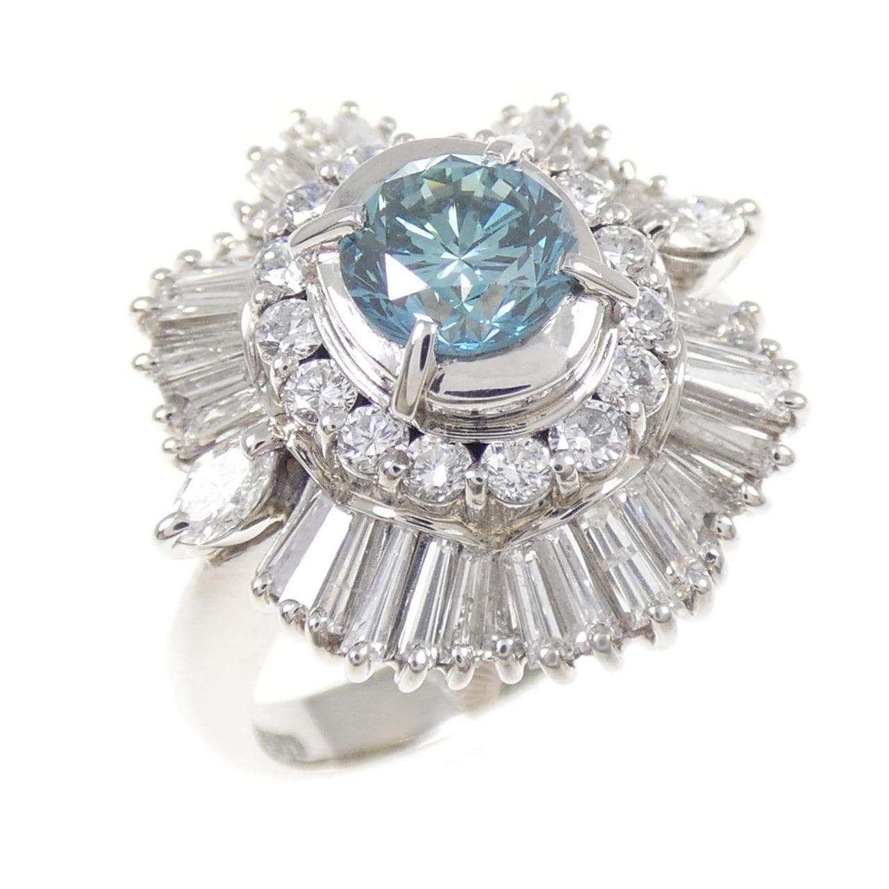 PT900 ダイヤモンド リング 0.805CT