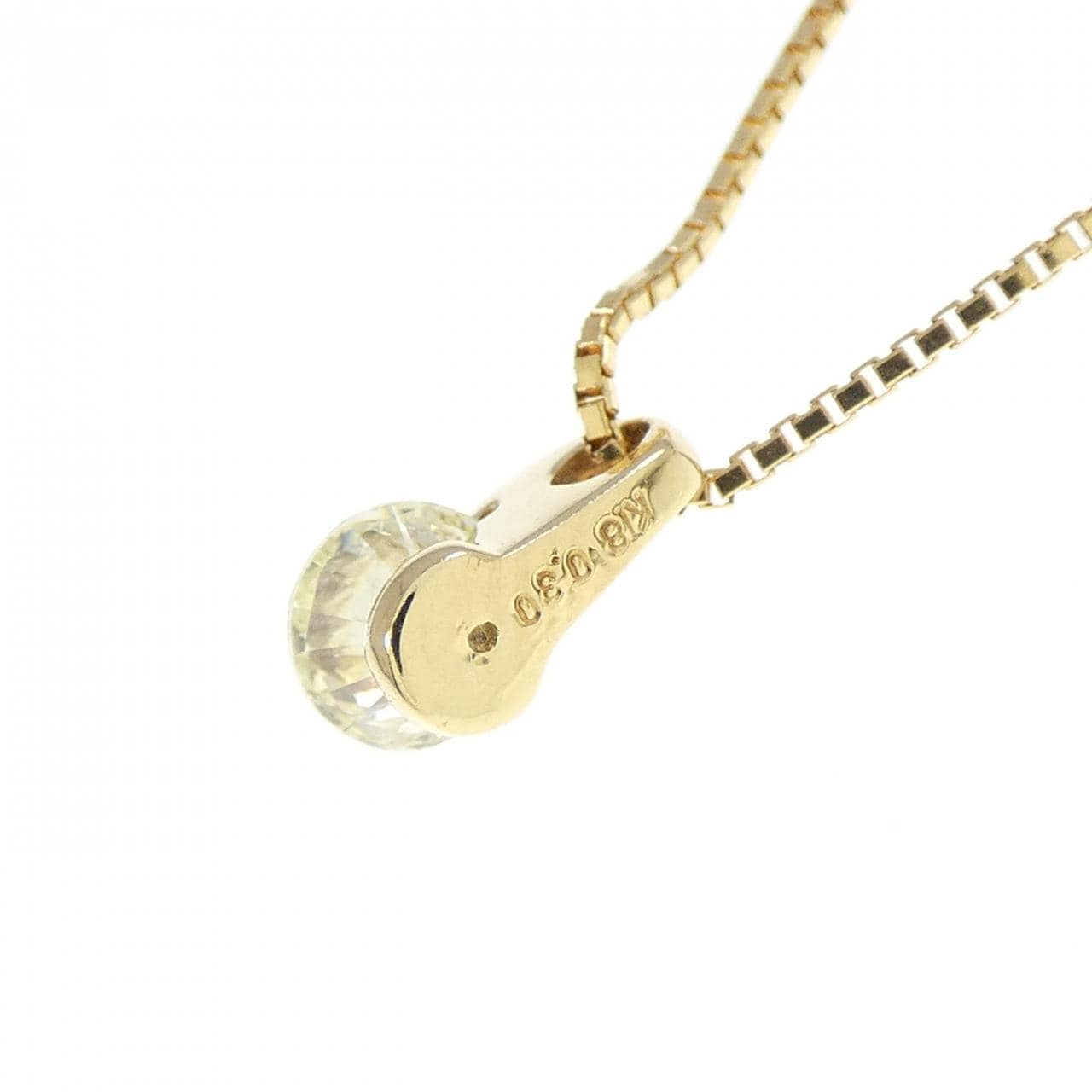 K18YG ダイヤモンド ネックレス 0.30CT