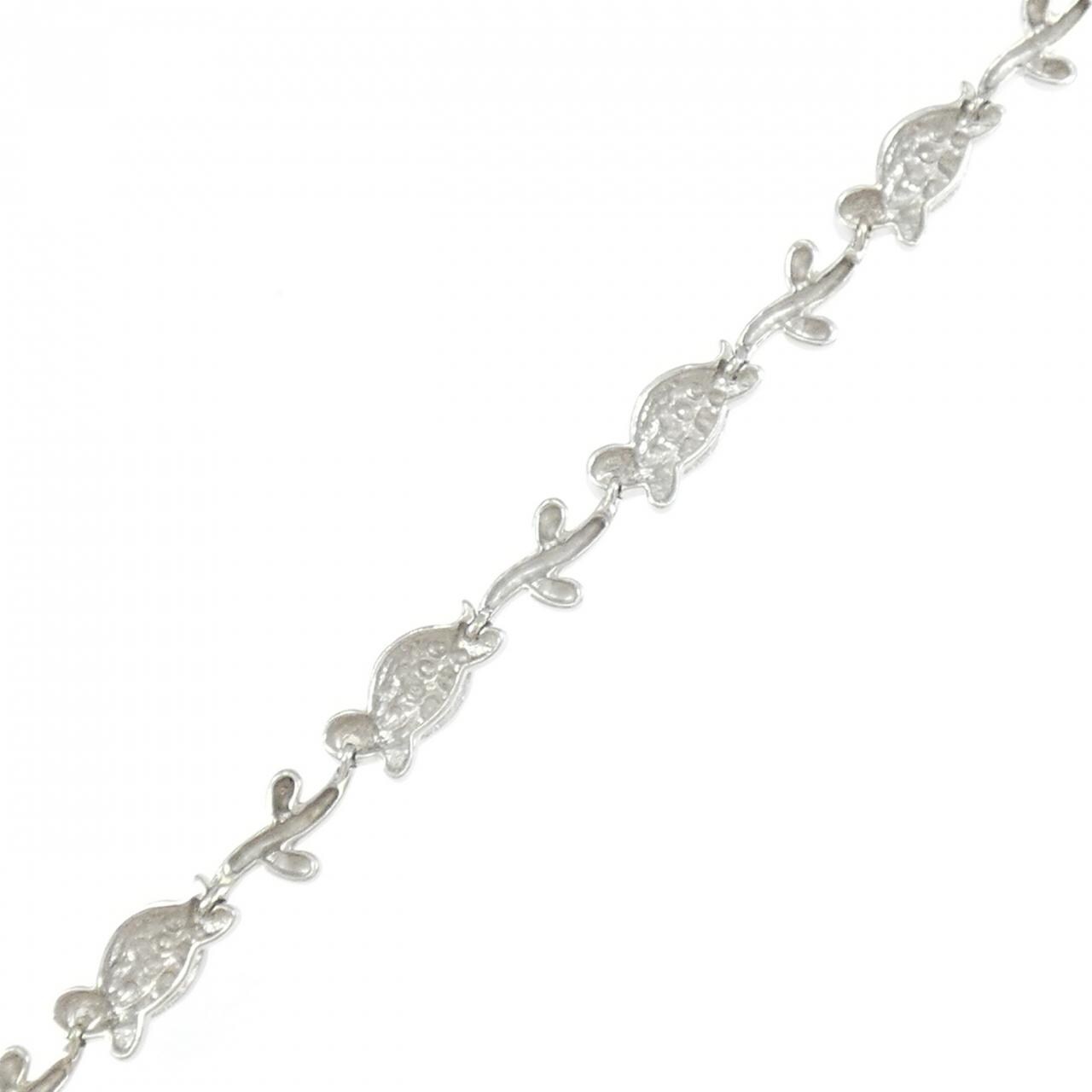 K18WG 龟形钻石手链 0.08CT