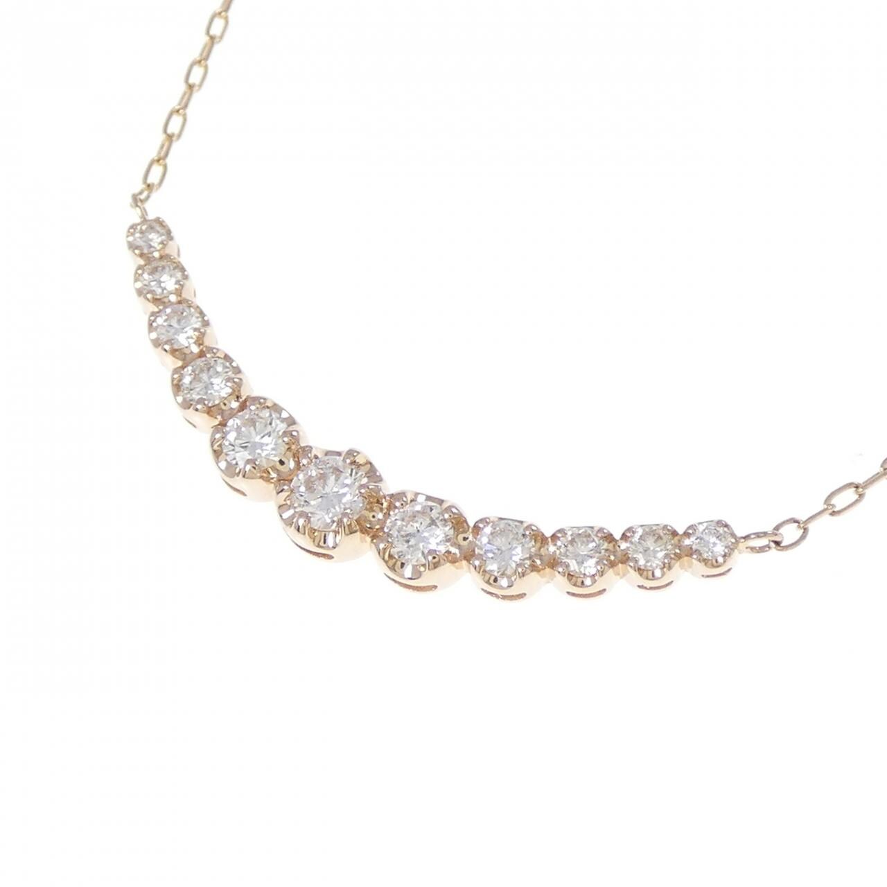 K18PG/K18YG Diamond Necklace 0.50CT