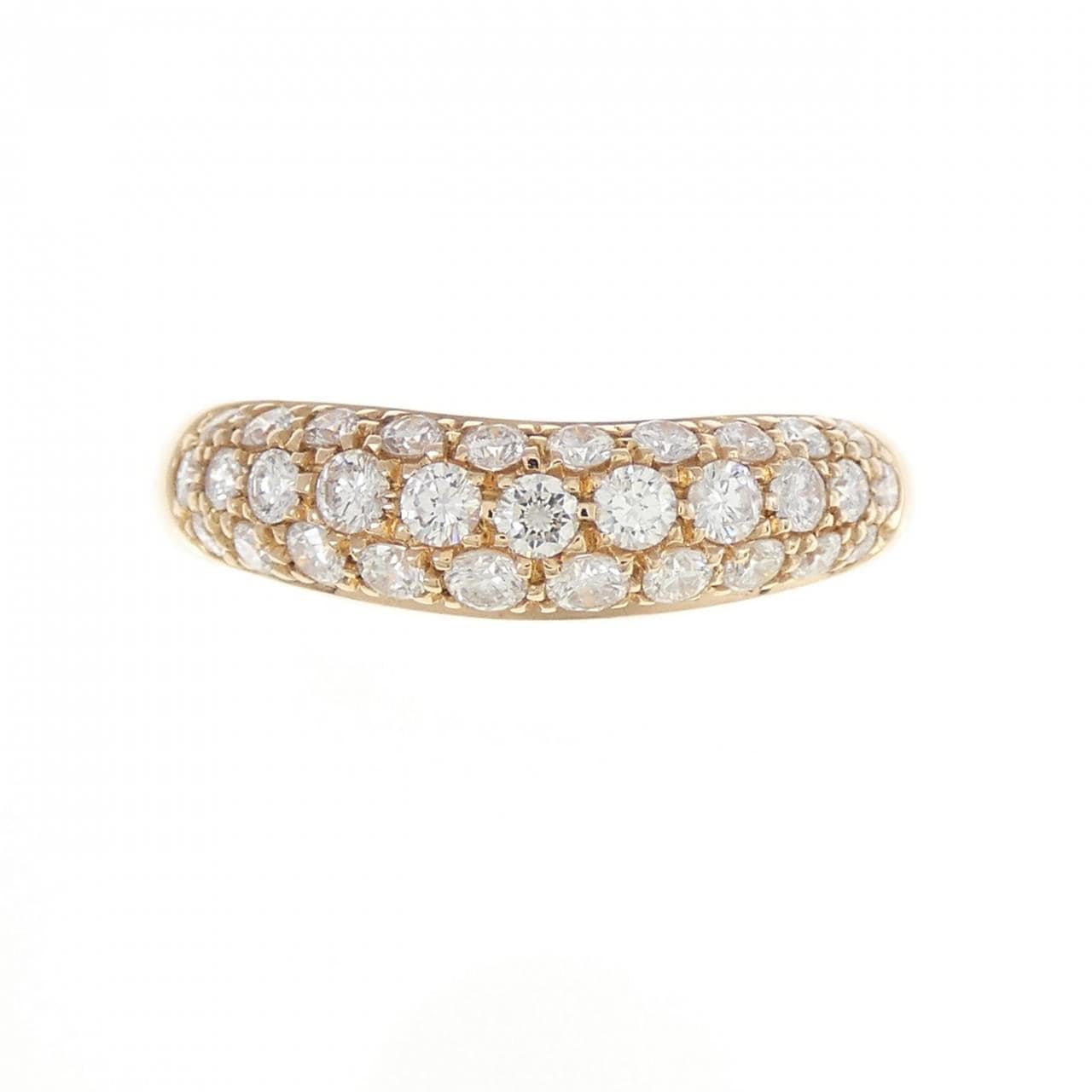 K18PG ダイヤモンド リング 0.70CT