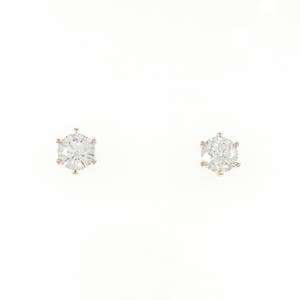 【リメイク】K18PG/ST ダイヤモンド ピアス 0.233CT 0.238CT G VS2 EXT