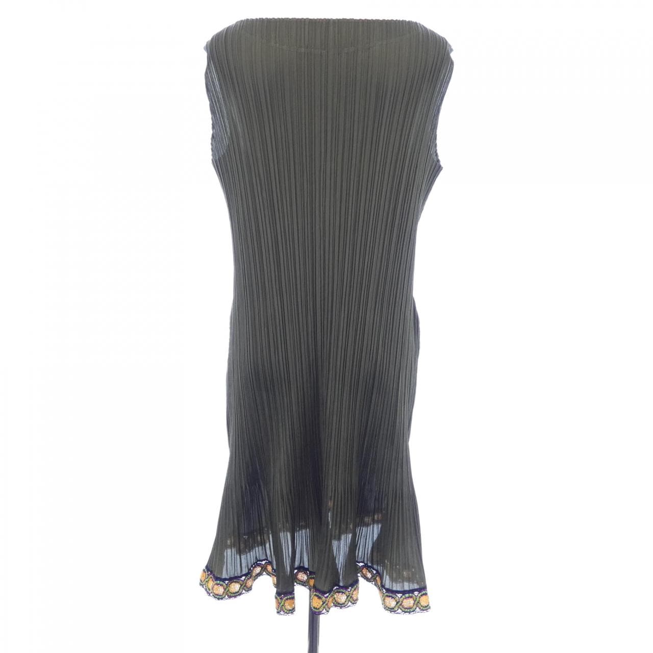 プリーツプリーズ PLEATS PLEASE 2017 HEM EMBROIDERY PP73-JK574 7562073 ワンピース