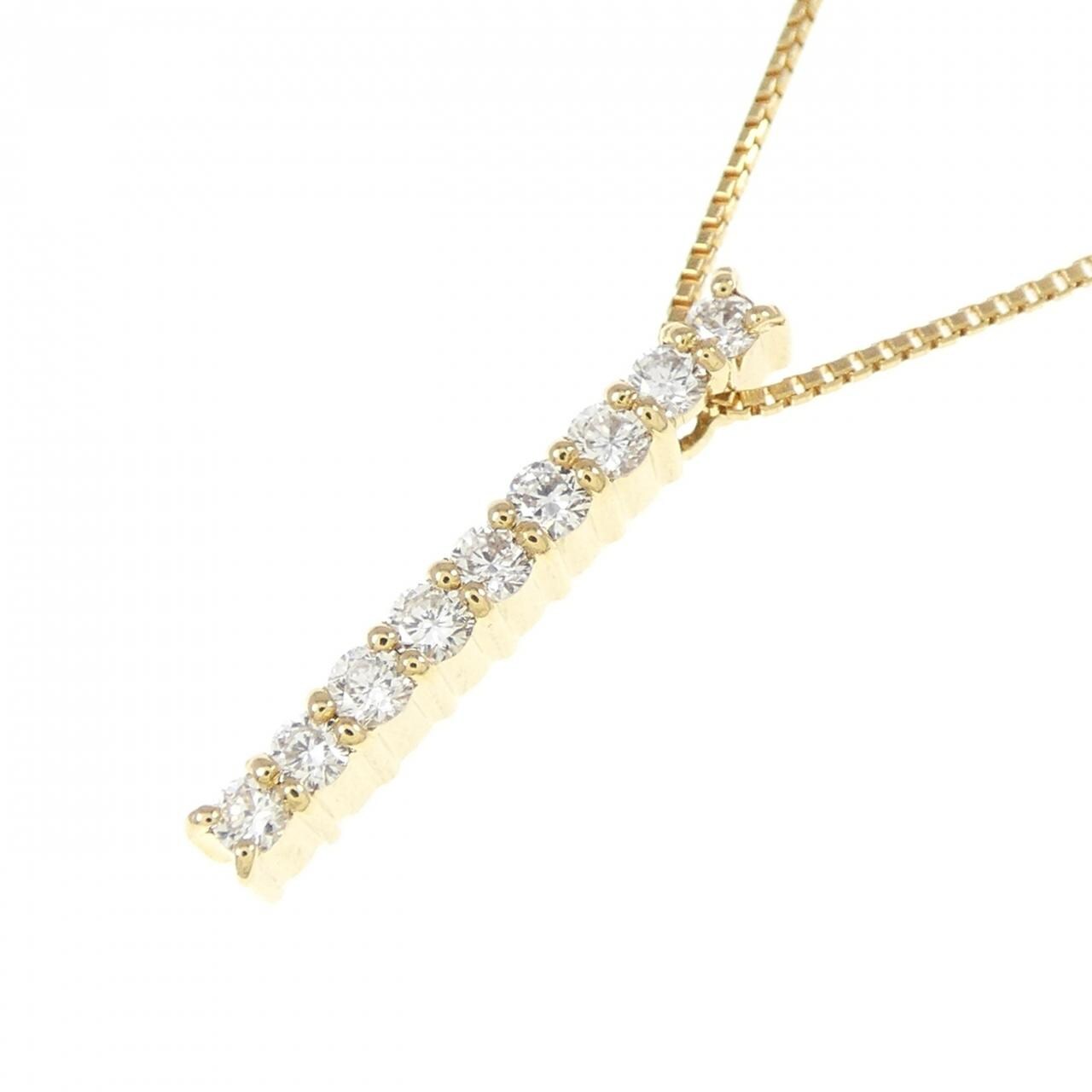 K18YG ダイヤモンド ネックレス 0.18CT