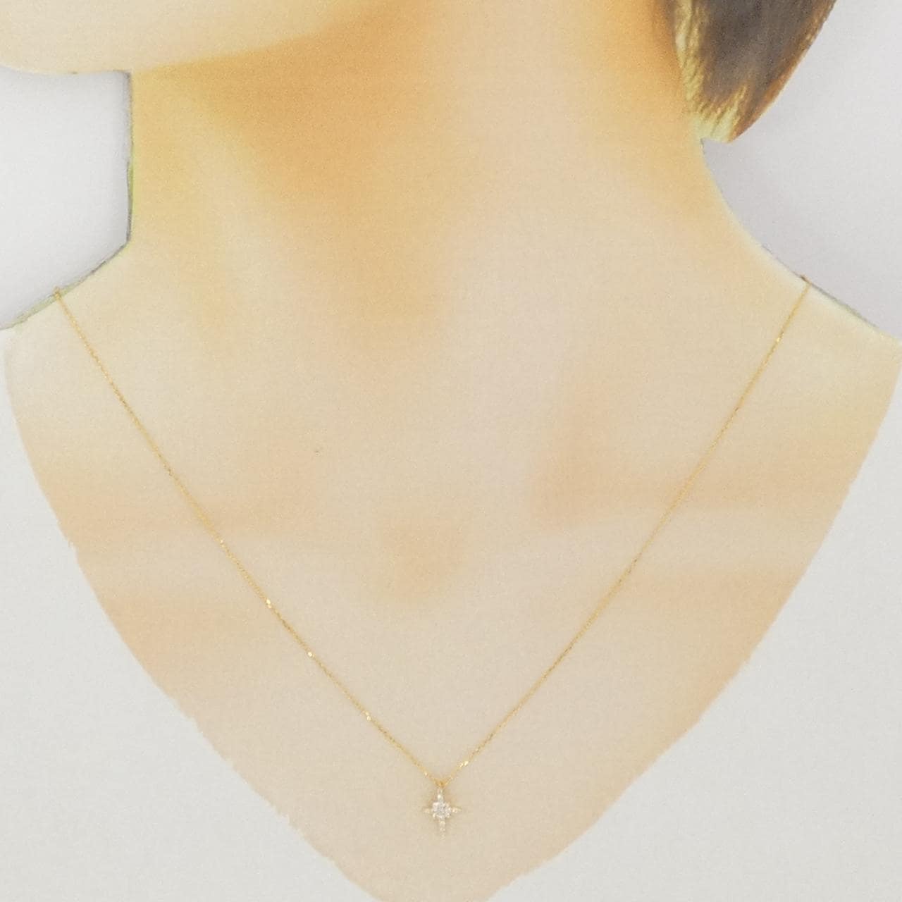 スタージュエリー ダイヤモンド ネックレス 0.06CT