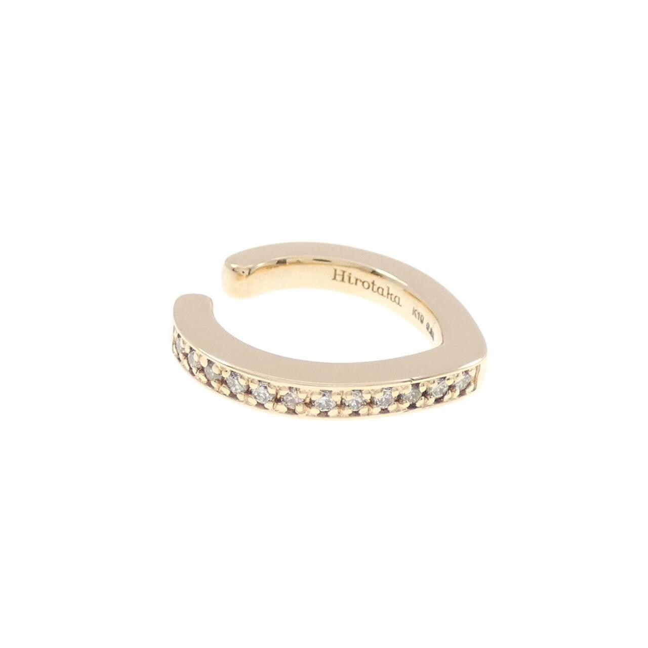 ヒロタカ マンハッタン イヤーカフ 0.06CT 片耳