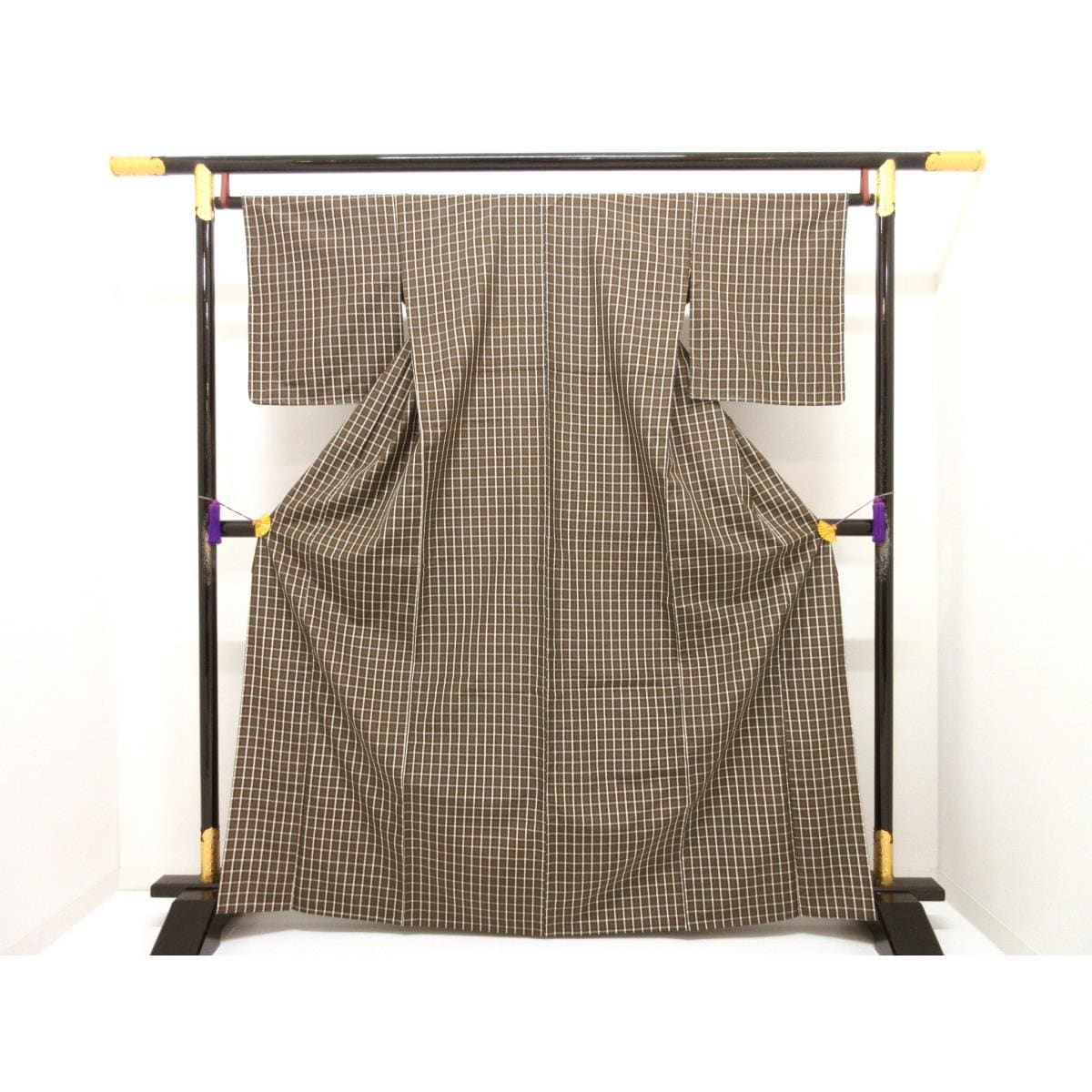 【未使用品】単衣　紬織