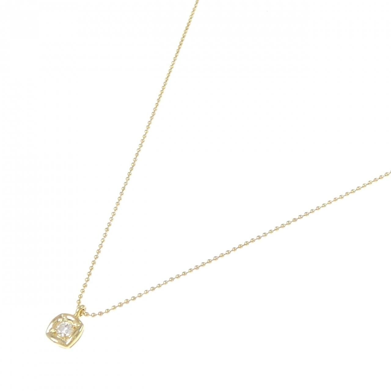 K18YG ダイヤモンド ネックレス 0.11CT