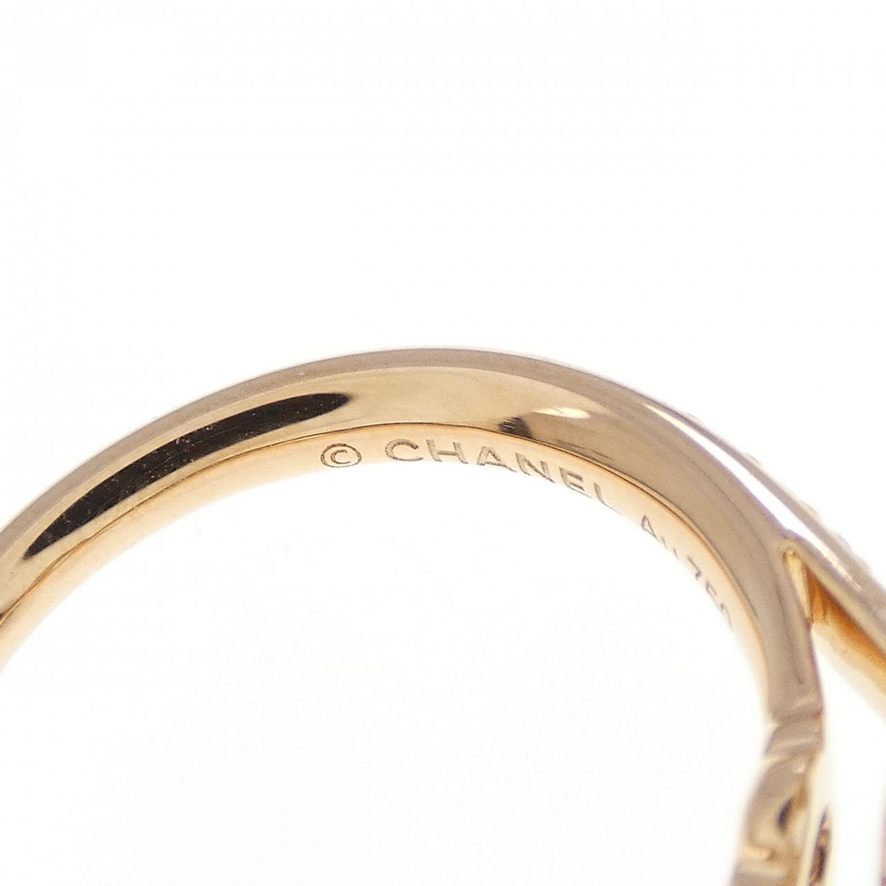シャネル カメリア リング 0.26CT D VVS2 3EXT