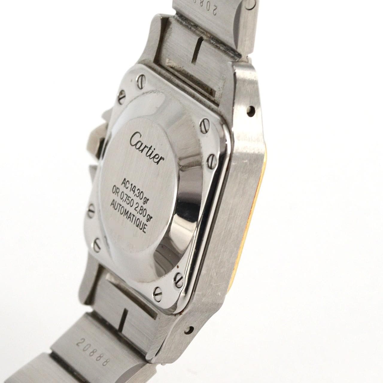 カルティエ サントスガルベSM YGコンビ SSxYG 自動巻