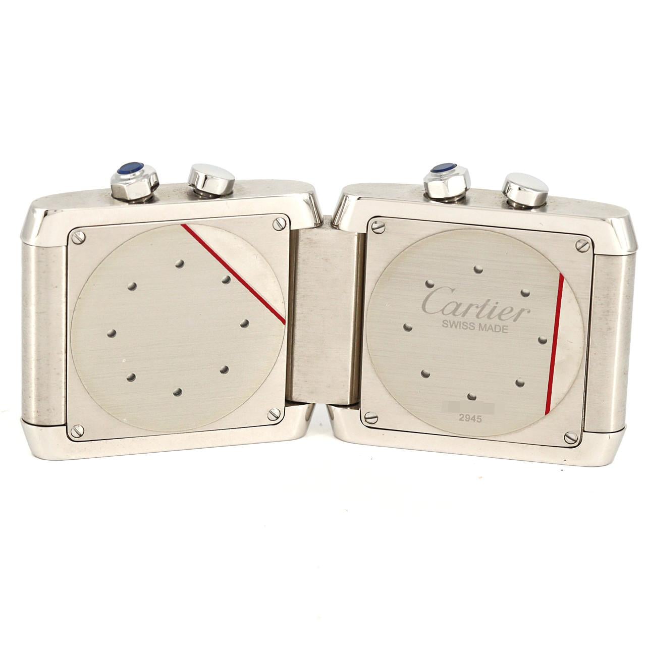 カルティエ クロック W0100060 SS クォーツ