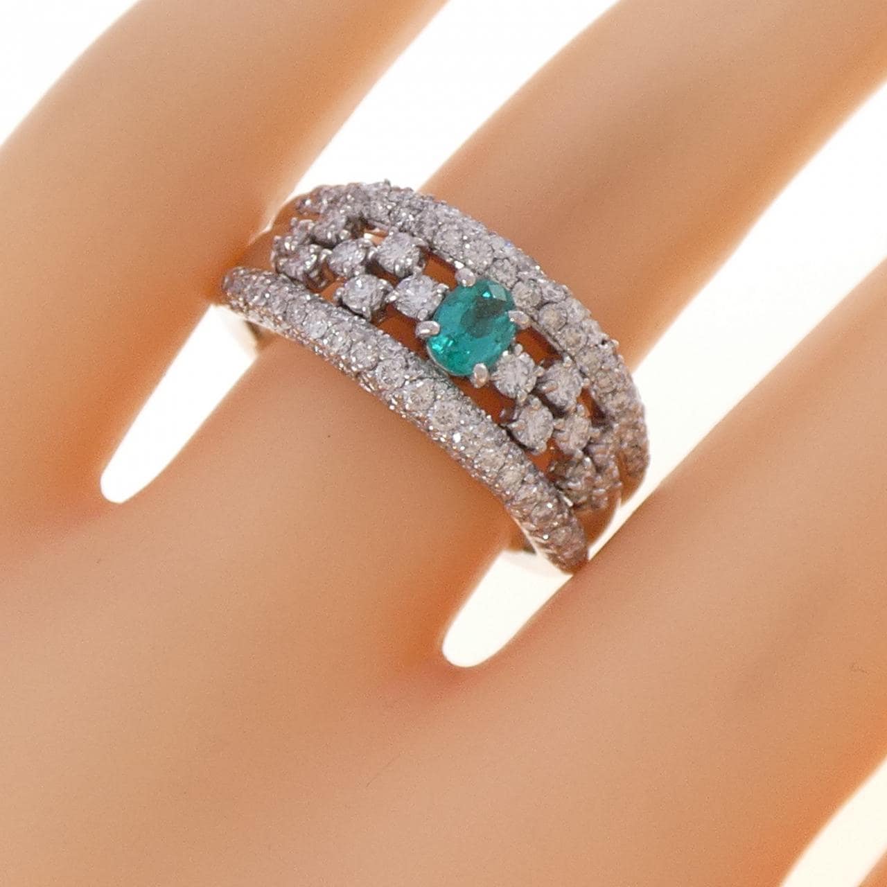 PT900 パライバトルマリン リング 0.26CT