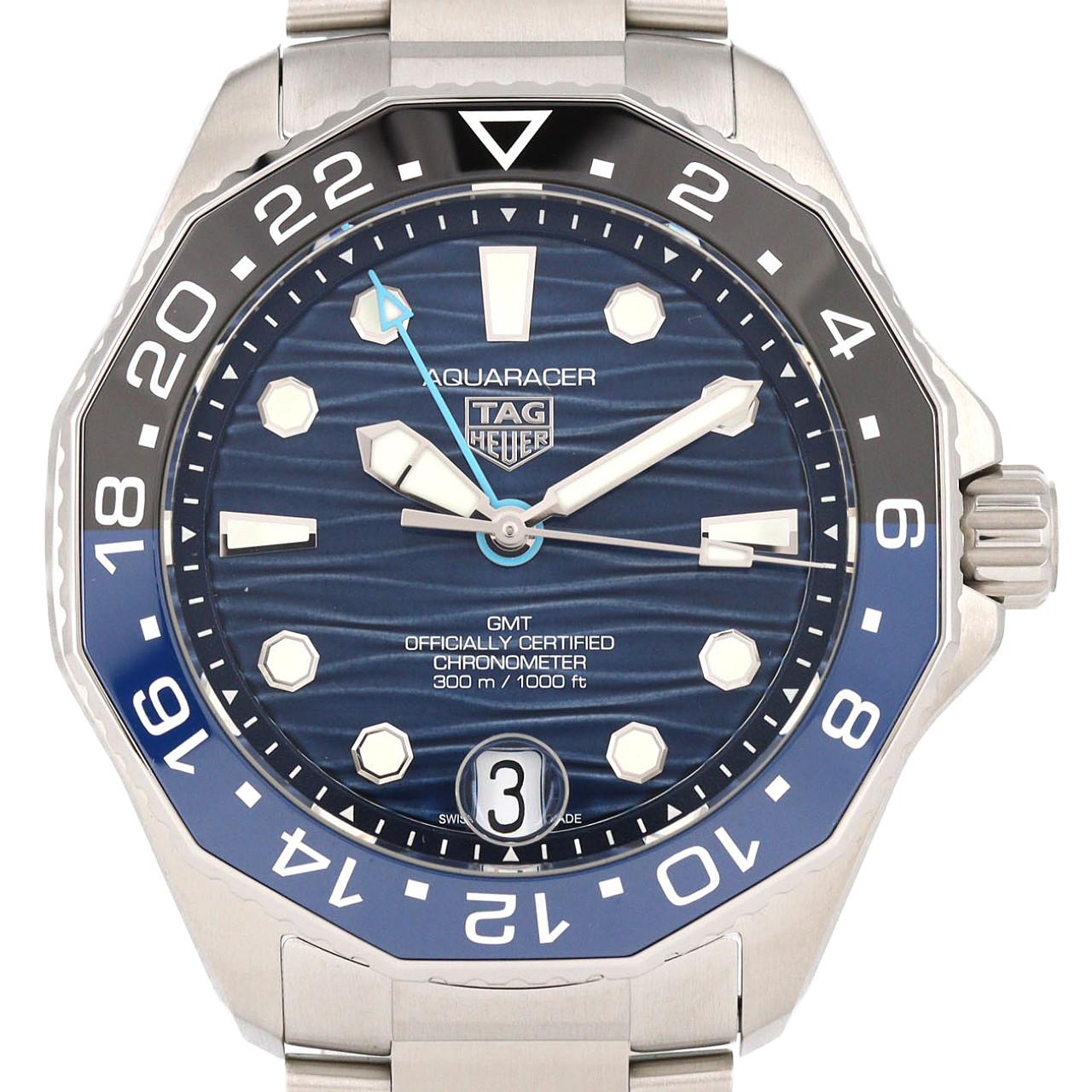 【新品】タグ･ホイヤー アクアレーサーGMT WBP5114.BA0013 SS 自動巻