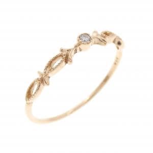 アガット ダイヤモンド リング 0.14CT