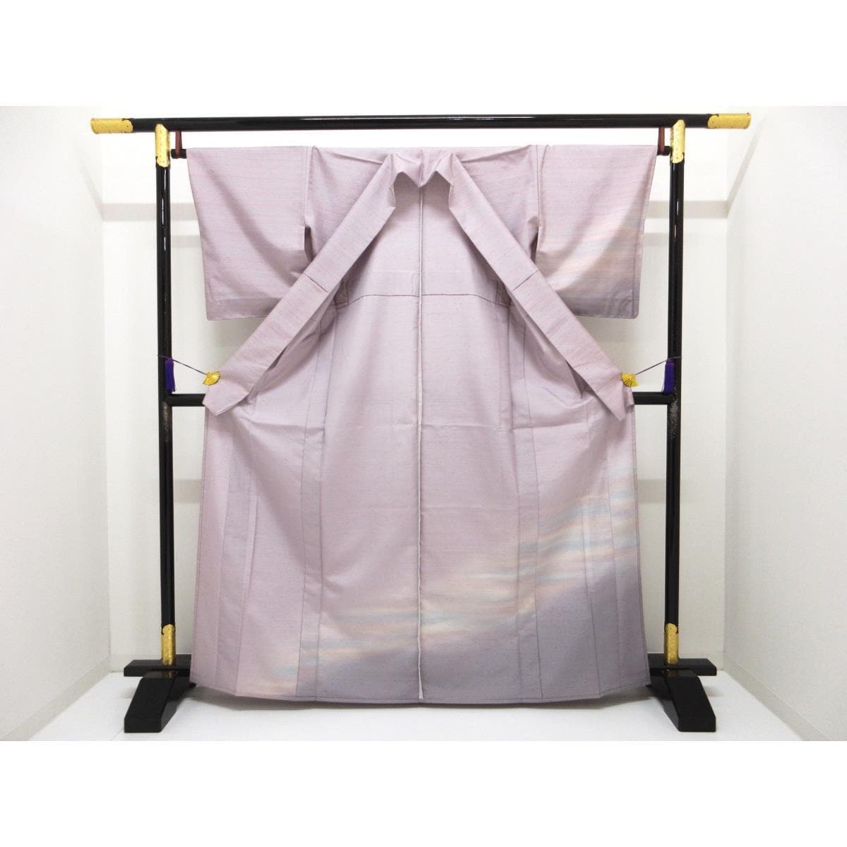 【未使用品】単衣　牛首紬　訪問着