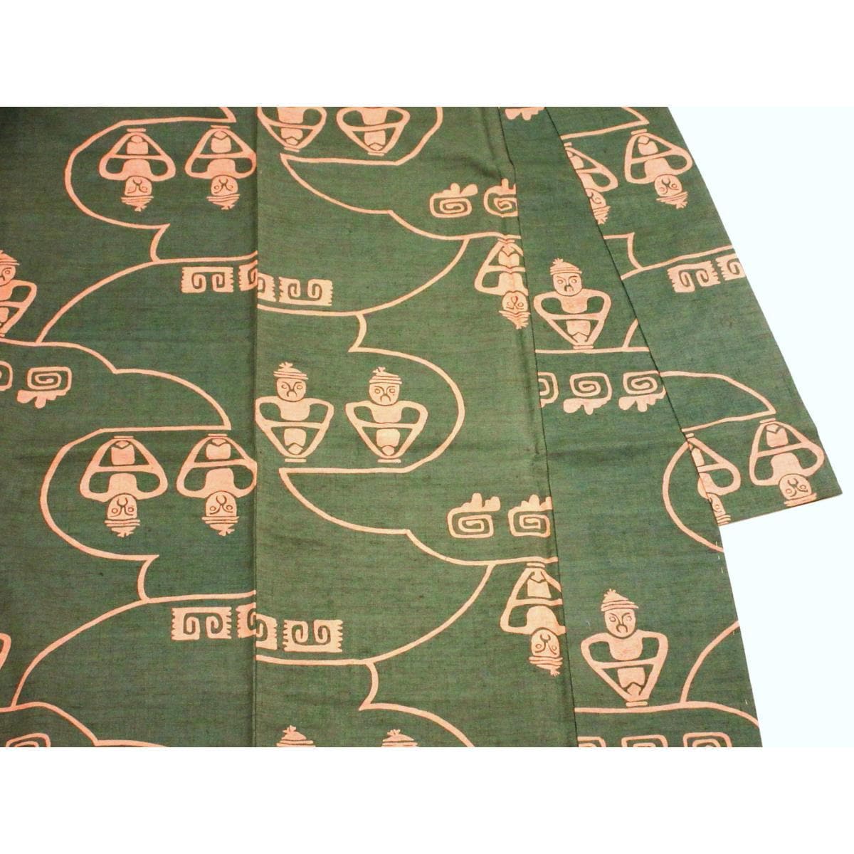 [未使用品] 紬染色春亞紡