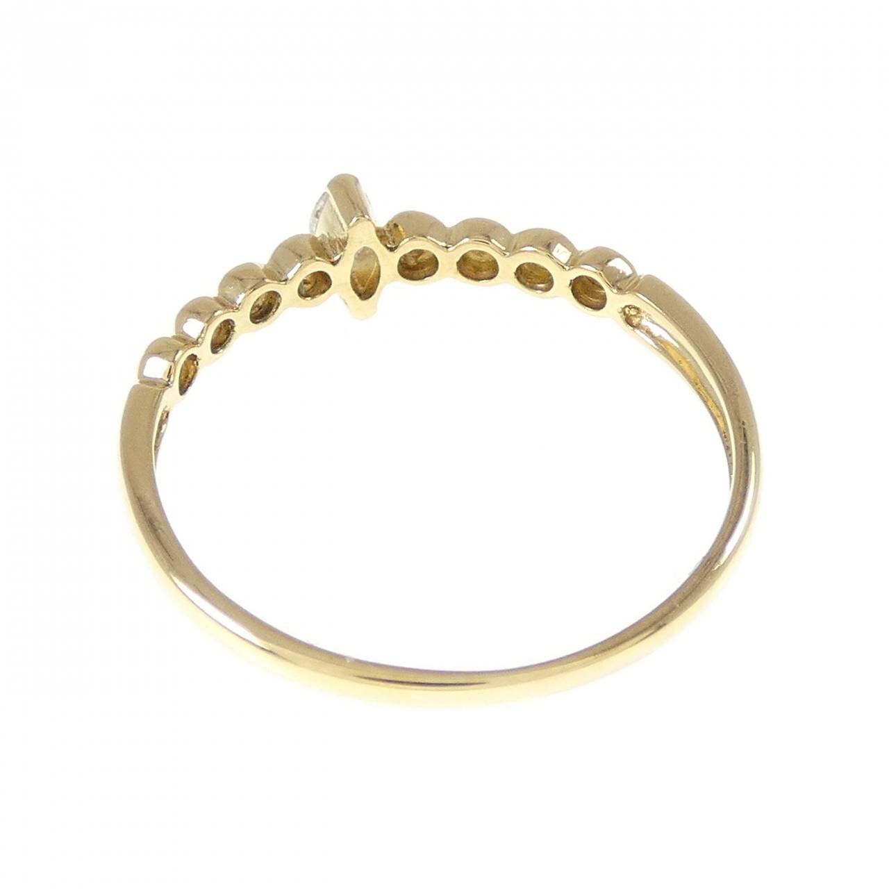 K18YG Diamond ring