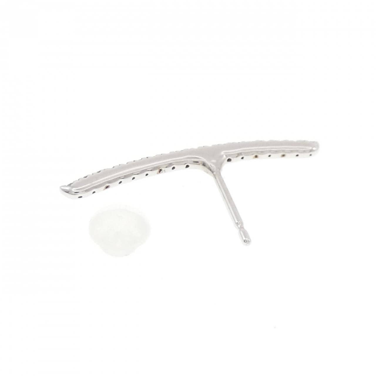 ヒロタカ ゴサマー ロング バー ピアス 0.09CT 片耳