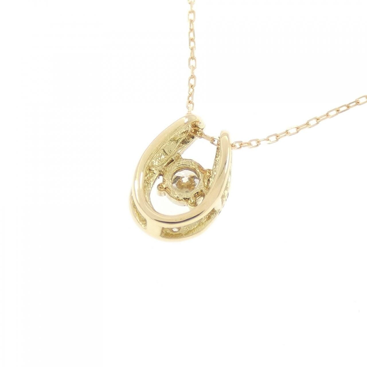K18YG ダイヤモンド ネックレス 0.10CT