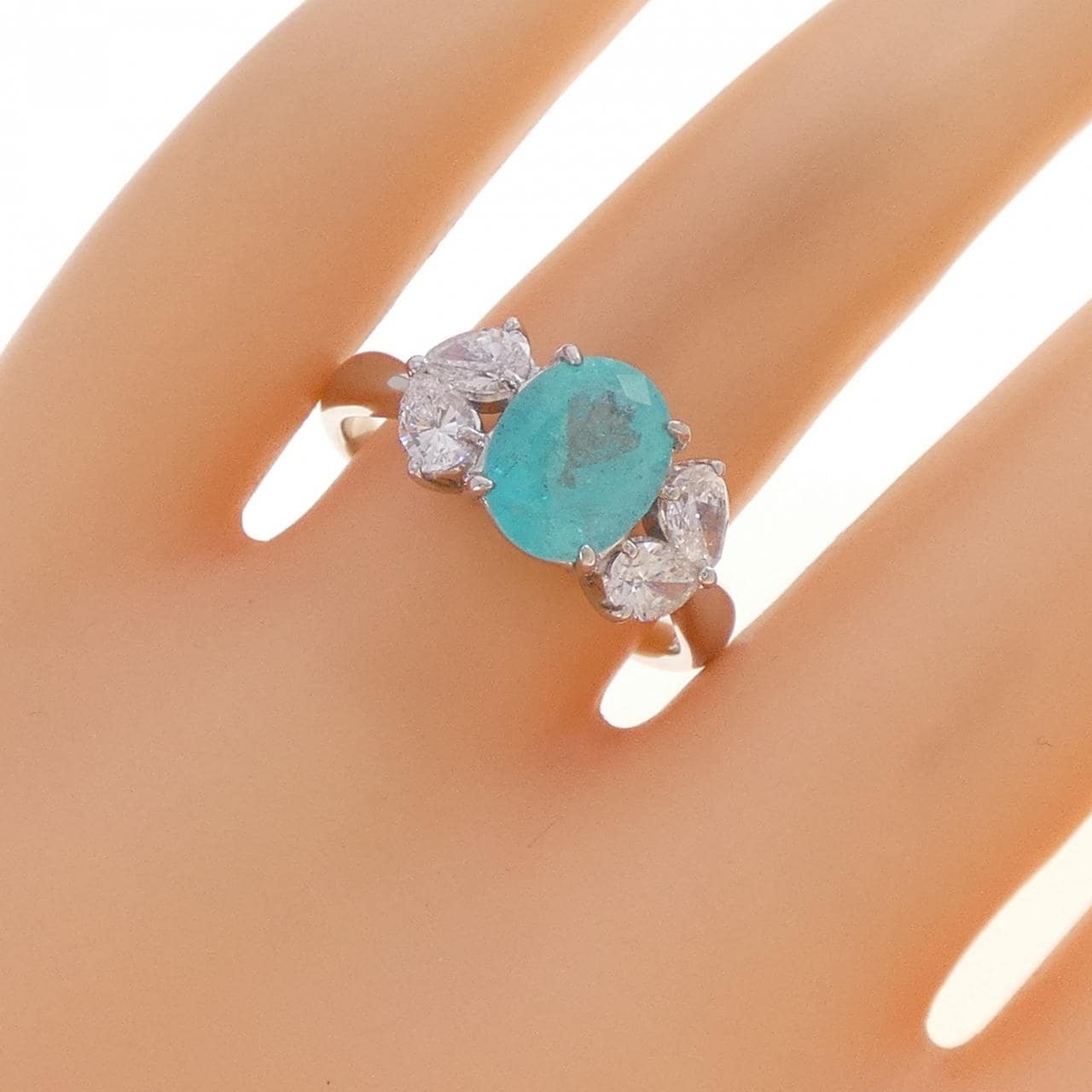 PT900 パライバトルマリン リング 1.75CT