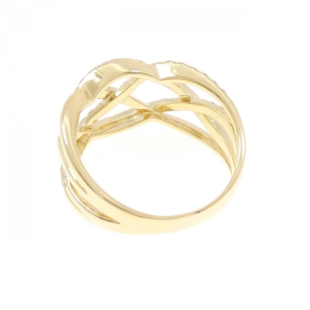 K18YG ダイヤモンド リング 0.45CT