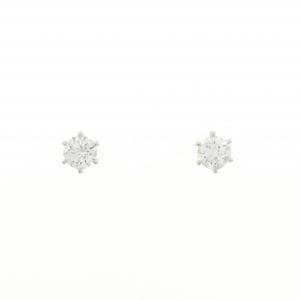 【リメイク】PT900/ST ダイヤモンド ピアス 0.206CT 0.210CT F VS1-2 VG-G