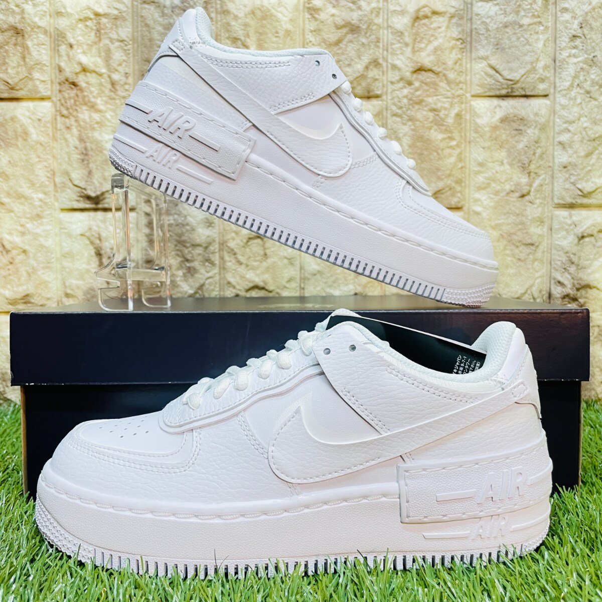 NIKE Air Force エアフォース1 シャドウ シルバー 厚底27.5 smk