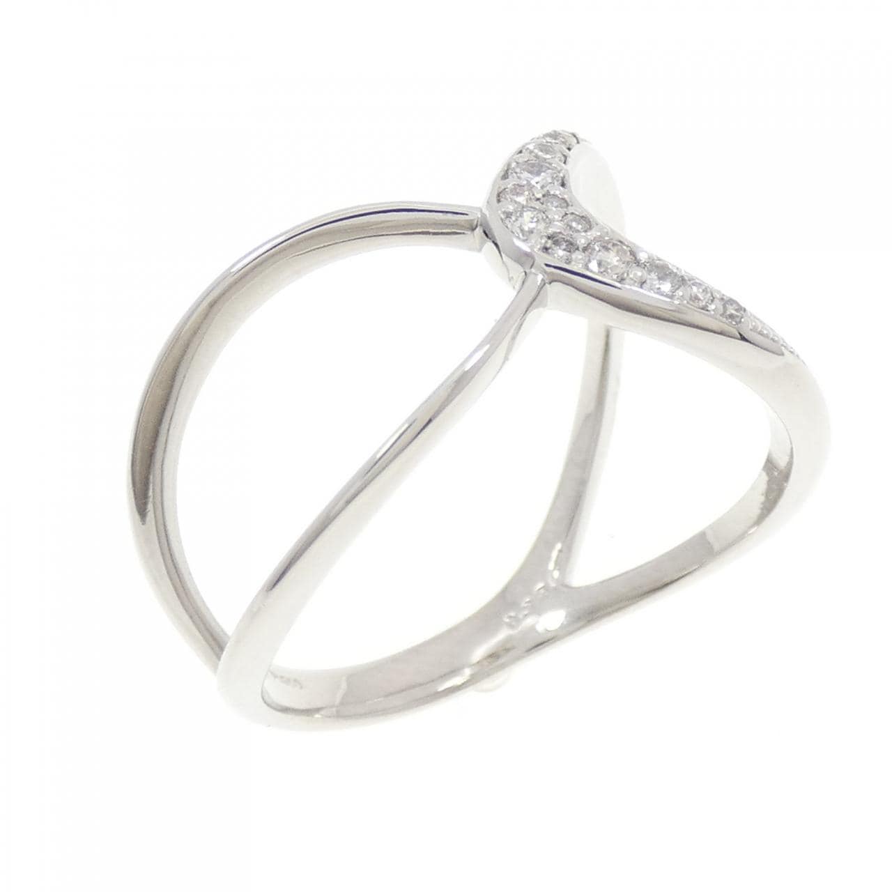PT950 ダイヤモンド リング 0.13CT