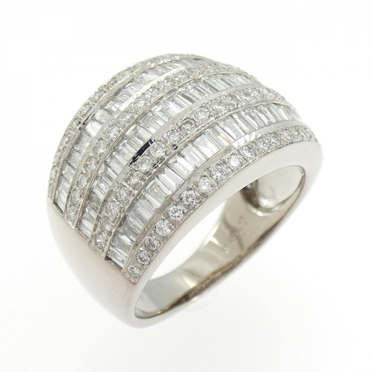 750WG ダイヤモンド リング 1.88CT