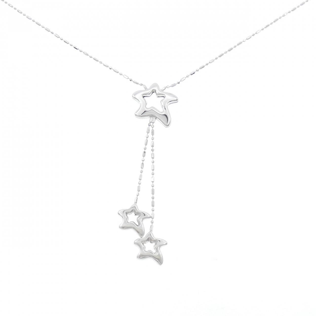 K14WG スター ネックレス