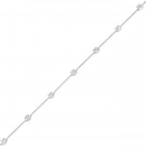K18WG ダイヤモンド ブレスレット 0.50CT