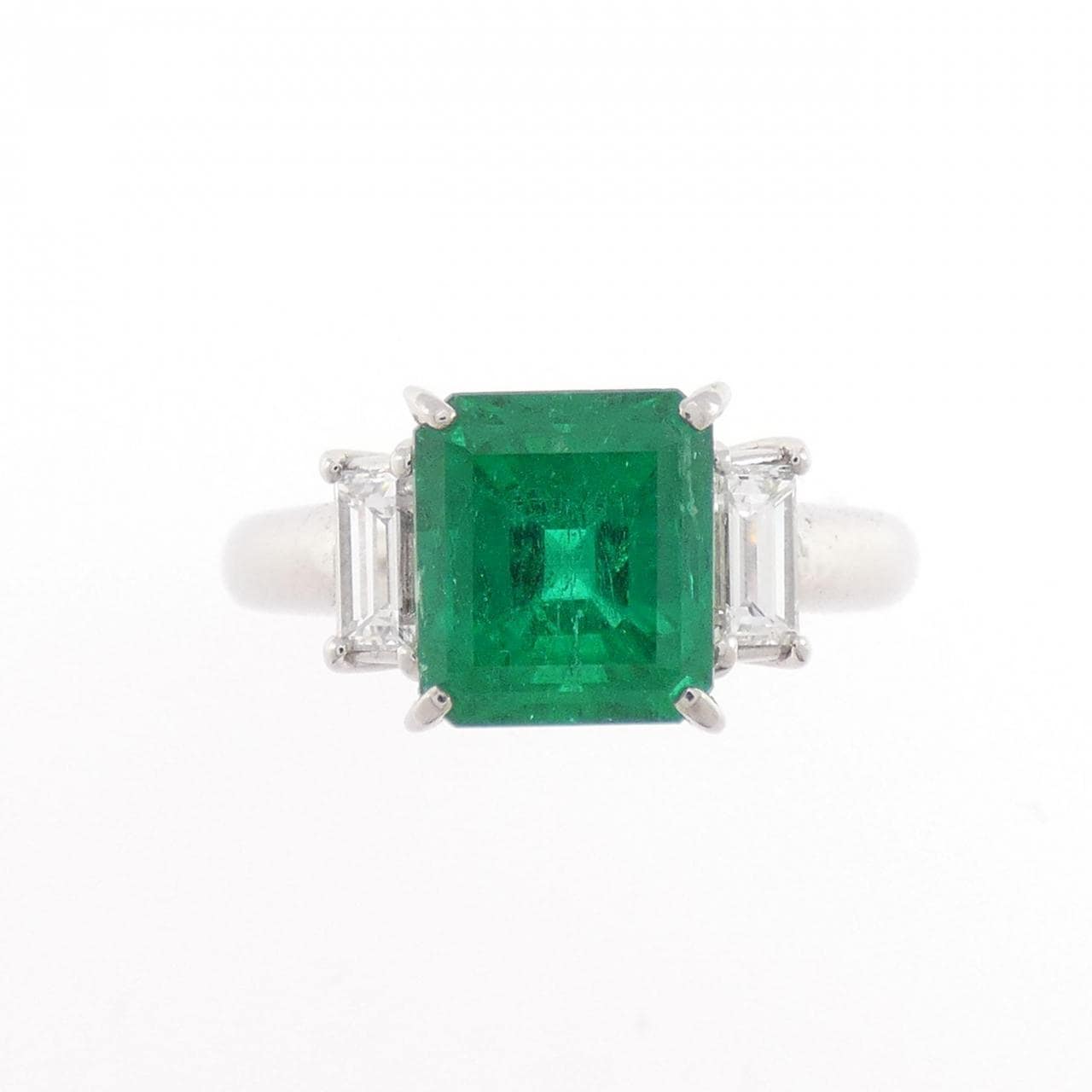 PT900 エメラルド リング 2.66CT コロンビア産
