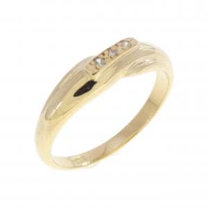 K18YG ダイヤモンド リング