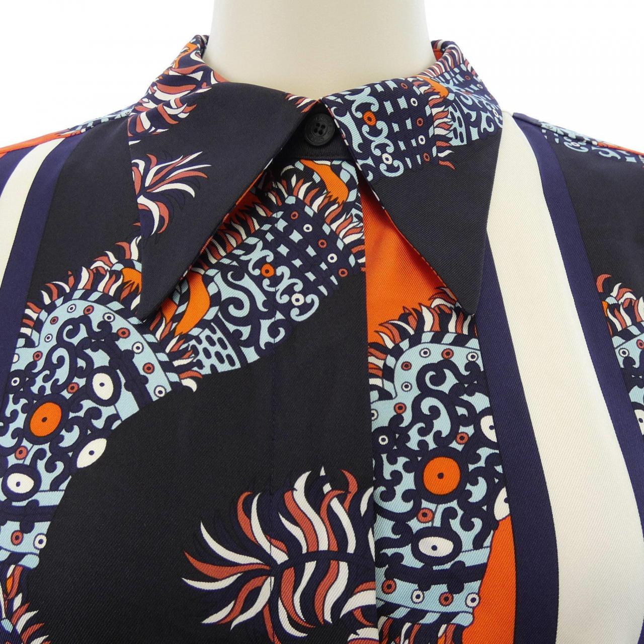 エルメス HERMES *87-7300 ツイルレーヌ ワンピース