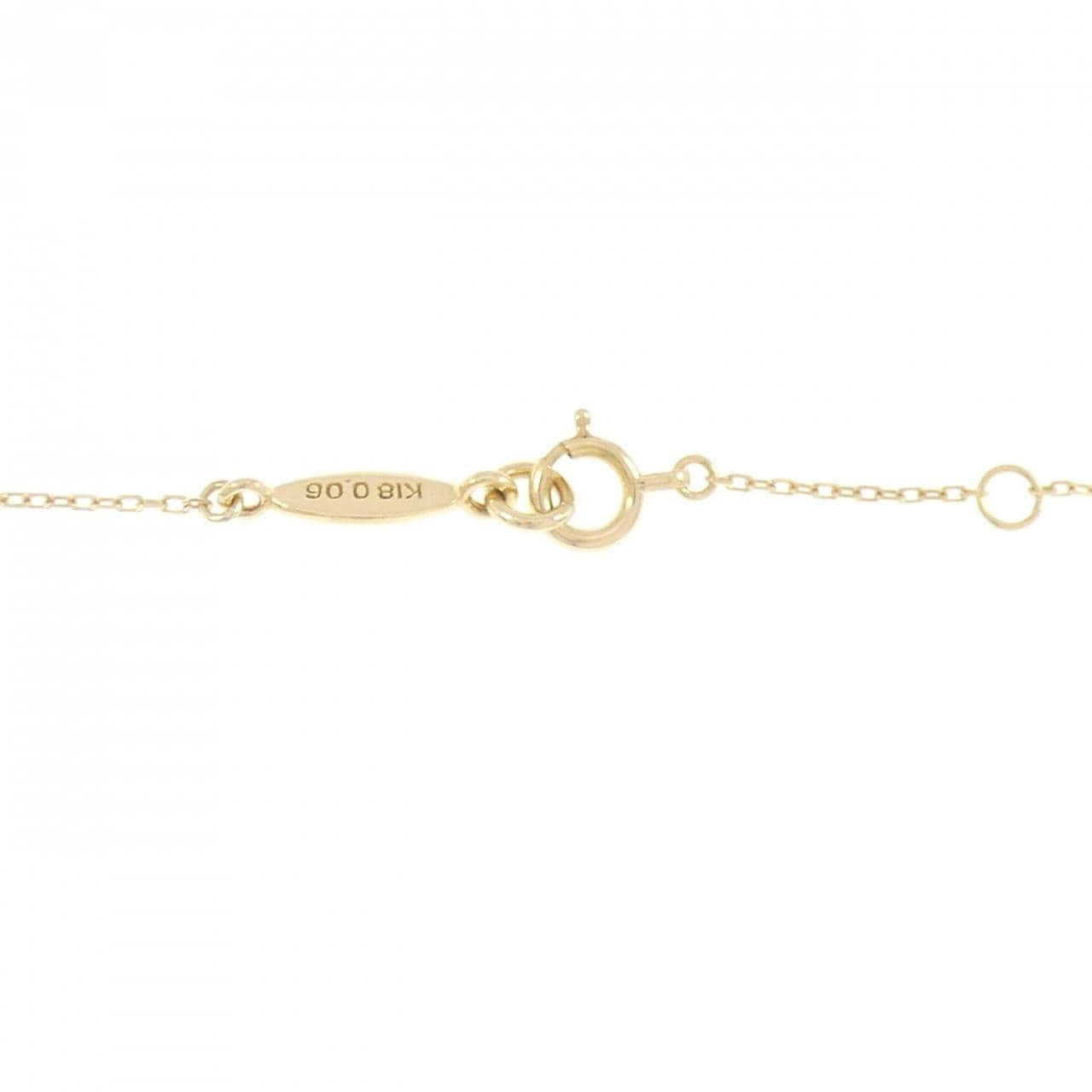アーカー イニシャル ネックレス 0.06CT