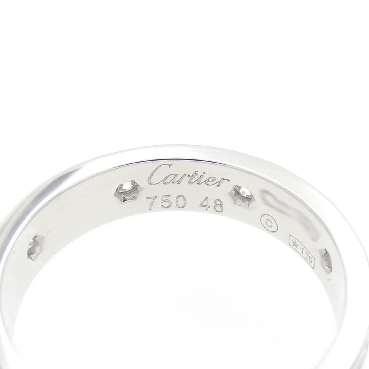 CARTIER MINI LOVE全鑽戒指