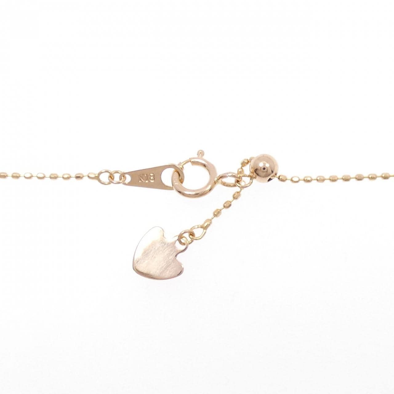 K18PG ソリティア ダイヤモンド ネックレス 0.20CT