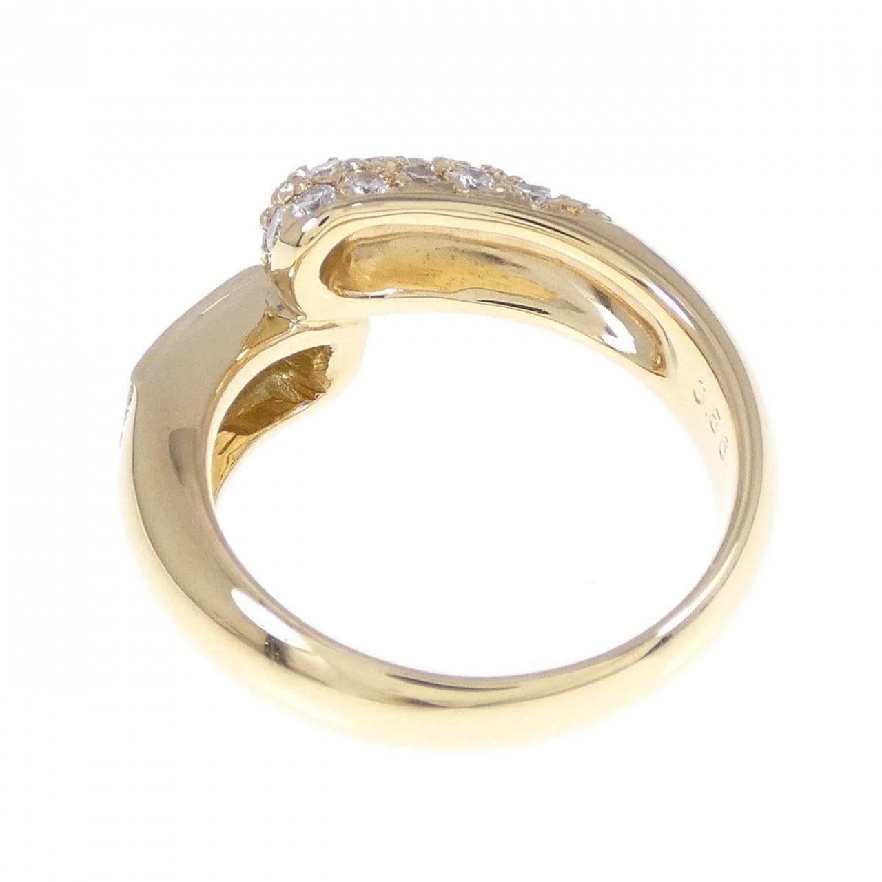 K18YG ダイヤモンド リング 0.56CT