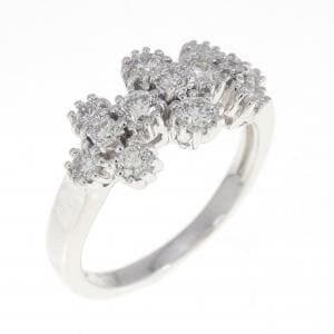 K18WG ダイヤモンド リング 0.72CT