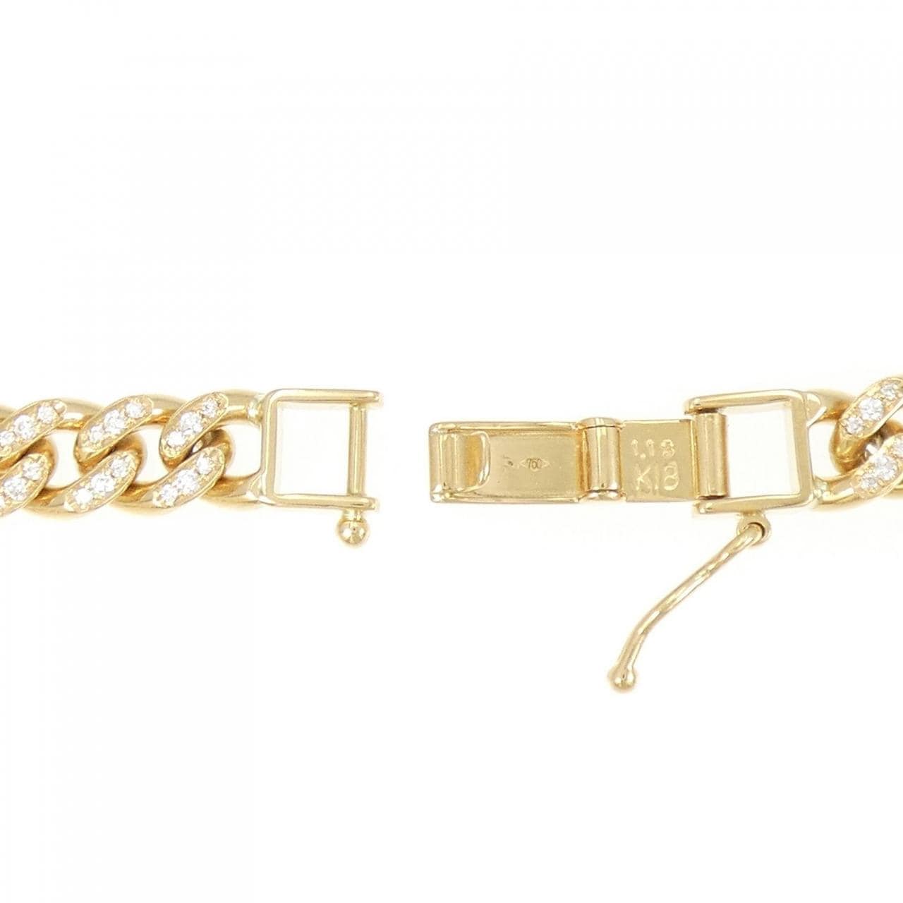 [BRAND NEW] K18YG Diamond Kihei Bracelet 1.13CT 20cm