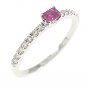 【新品】PT ルビー リング 0.15CT